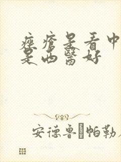 痤疮是看中医还是西医好封面