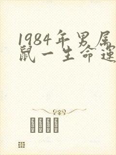 1984年男属鼠一生命运如何