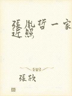 张胤哲一家三口近照