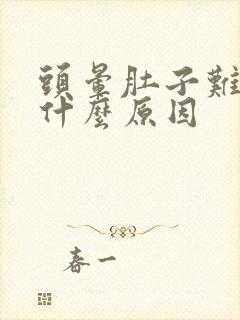 头晕肚子难受是什么原因封面