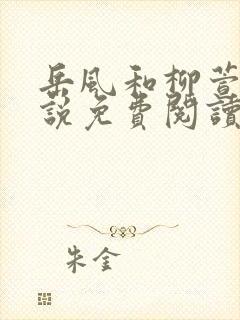 岳风和柳萱的小说免费阅读