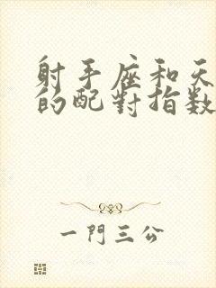 射手座和天秤座的配对指数封面