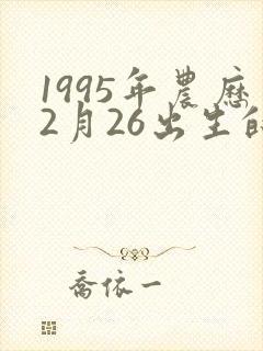 1995年农历2月26出生的命运