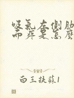 吸气左侧肋骨里面疼是怎么回事