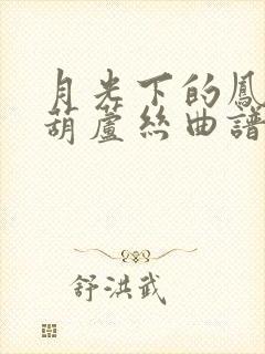 月光下的凤尾竹葫芦丝曲谱教唱