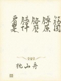 肩膀胳膊筋疼痛是什么原因