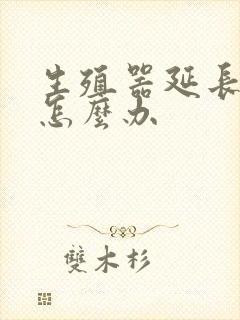 生殖器延长短小怎么办