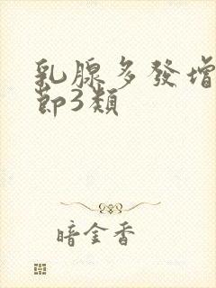 乳腺多发增生结节3类