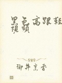 黑色高跟鞋丝袜视频