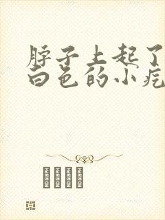 脖子上起了好多白色的小疙瘩封面