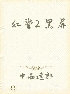 红警2 黑屏封面