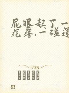 屁眼起了一个硬疙瘩,一碰还疼