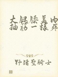 大腿膝盖内侧和抽筋一样疼痛