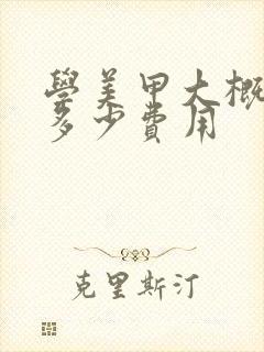 学美甲大概需要多少费用封面