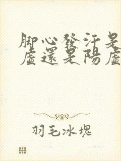 脚心发汗是肾阴虚还是阳虚,吃什么药