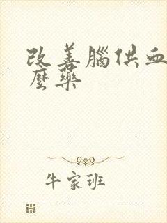 改善脑供血吃什么药