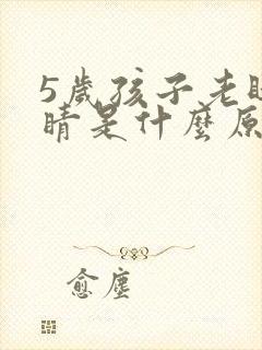 5岁孩子老眨眼睛是什么原因封面