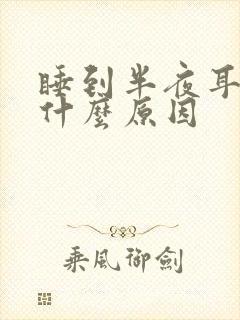 睡到半夜耳鸣是什么原因封面