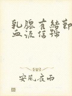 乳腺有结节周边血流信号