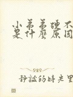 小弟弟硬不起来是什么原因