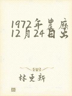 1972年农历12月24日出生的人命运封面
