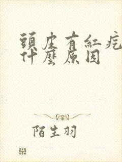 头皮有红疙瘩是什么原因