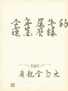 今年属牛的人财运怎么样