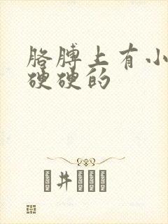 胳膊上有小疙瘩硬硬的