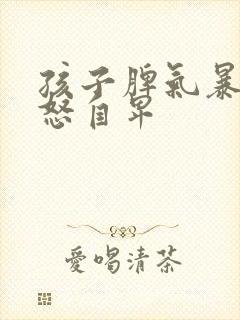 孩子脾气暴躁易怒自卑