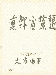 右脚小指头麻木是什么原因封面