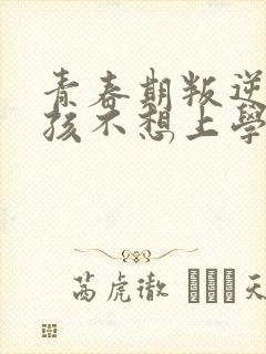 青春期叛逆期男孩不想上学