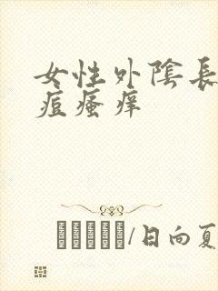 女性外阴长小痘痘瘙痒