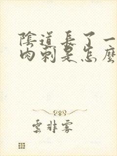 阴道长了一个肉肉刺是怎么回事