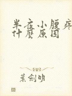 半夜小腹疼痛是什么原因