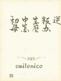 初中生叛逆期父母怎么办封面