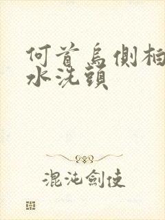 何首乌侧柏叶煮水洗头封面