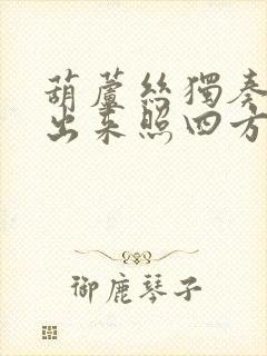 葫芦丝独奏太阳出来照四方歌曲谱封面