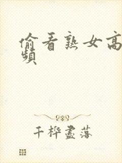 偷看熟女高潮视频