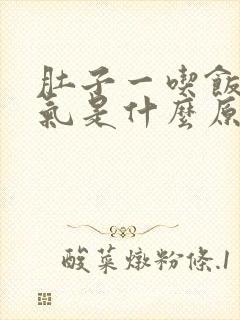 肚子一吃饭就胀气是什么原因封面