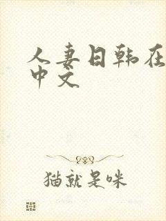 人妻日韩在线看中文