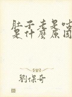 肚子老是咕咕叫是什么原因封面