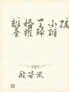 离婚了小孩的抚养权归谁