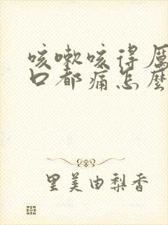 咳嗽咳得厉害胸口都痛怎么办封面