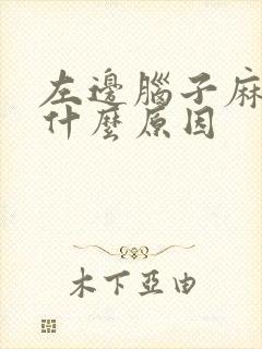 左边脑子麻木是什么原因