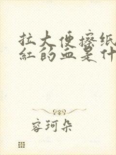 拉大便擦纸有鲜红的血是什么原因