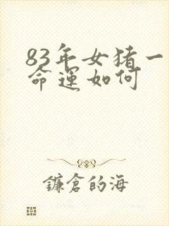 83年女猪一生命运如何