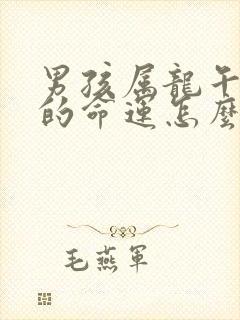 男孩属龙午时生的命运怎么样