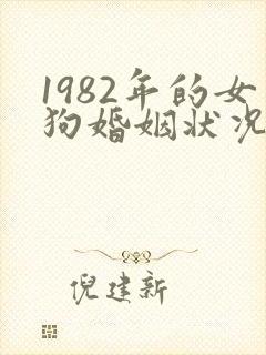 1982年的女狗婚姻状况及命运封面