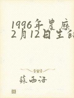 1996年农历2月12日生的命运