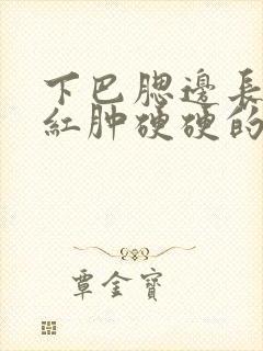 下巴腮边长痘痘红肿硬硬的还疼怎么回事封面